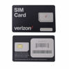 Picture of Verizon Wireless 4G LTE SIM Card - All 3 Sizes (3-in-1), Nano/Micro/Standard Sizes (4FF / 3FF / 2FF)
