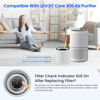 Picture of 2-Pack Core 300 Replacement Filter Compatible with LEVOIT Core 300 and Core 300S Air Purifier, H13 True HEPA & Activated Carbon, Replace Core300-RF, White