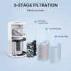 Picture of Air Purifiers for Bedroom, FULMINARE H13 True HEPA Air Filter, Quiet Air Cleaner With Night Light,Portable Small Air Purifier for Home, Office, Living Room