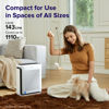 Picture of LEVOIT Air Purifiers for Home Large Room Bedroom Up to 1110 Ft² with Air Quality and Light Sensors, Smart WiFi, Washable Filters, HEPA Sleep Mode for Pets, Allergies, Dust, Pollen, Vital 100S-P, White