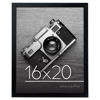 Picture of Americanflat 16x20 Picture Frame with Polished Plexiglass - Black Picture Frame with Engineered Wood - Epic Collection - Wide Photo Frame for Wall Display