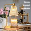 Picture of seenlast Candle Warmer Lamp with Timer Dimmer Adjustable Height for New Home Bedroom,Birthday Gifts for Women,Vintage Home Decor for Scented Jar,Valentines Day for Her