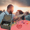 Picture of Can't Help Falling in Love Wood Music Box, Antique Engraved Musical Boxes Case for Love One Wooden Music Box - Gifts for Lover, Boyfriend, Girlfriend, Husband, Wife (BLACK)