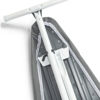Picture of Ironing Board Full Size; Made in USA by Seymour Home Products (Solid Grey) Bundle Includes Cover + Pad | Iron Board w/Steel T-Legs Adjustable Tabletop up to 35" High; Perforated Top for Steam Flow