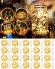 Picture of 20 Pack Fairy Lights Battery Operated 3.3ft 20 LED Mini String Lights Twinkle Lights Copper Wire Firefly Starry Lights for Mason Jars Wedding Party Christmas Centerpiece Table Decorations, Warm White