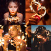 Picture of CYLAPEX 6 Pack Warm White Fairy Lights String Battery Operated Fairy Lights Firefly Lights LED Starry String Lights 3.3ft 20 LEDs Silvery Copper Wire for Christmas DIY Decoration Costume Wedding Party