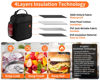 Picture of ZM-YOUTOO Lunch Box for Men - Reusable Lunch Bag Men Adult Women- Insulated Small LunchBox (Black)
