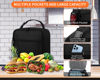 Picture of ZM-YOUTOO Lunch Box for Men - Reusable Lunch Bag Men Adult Women- Insulated Small LunchBox (Black)