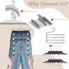Picture of Hangers,Pants Hangers,Space Saving Hanging Closet Organizer - 6 Tiers Skirt Hangers with 360° Swivel Hook,Hangers Space Saving with Clips,Closet Organizers and Storage -Clothes Hangers- 2 Pack