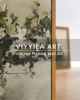 Picture of VIYYIEA Vintage Wall Art Kitchen Decor, Flowers and Lemons Pictures Painting Botanical Decor, Framed Canvas Prints, Vintage Farmhouse Decorations for Dining Room Bathroom, 9"x11"