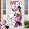 Picture of AMSCAN Unique 79251 Disney Iconic Minnie Mouse Door Party Poster, 27' X 60' 1ct, Multicolor,Bedroom