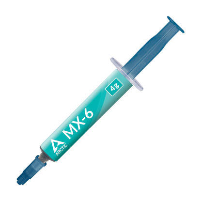 Picture of ARCTIC MX-6 (4 g) - Ultimate Performance Thermal Paste for CPU, Consoles, Graphics Cards, laptops, Very high Thermal Conductivity, Long Durability, Non-Conductive