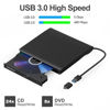 Picture of ORIGBELIE External CD/DVD Drive for Laptop, USB 3.0 CD Burner +/-RW CD ROM External DVD Drive Portable DVD Player for Laptop Desktop PC Apple Mac Windows 11/10/8/7/XP Linux OS