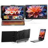 Picture of ROYY Laptop Screen Extender Dual Monitor - 14" Portable Monitor IPS FHD 1080P Attachment Extended Extra Screen USB-C HDMI Port Compatible with Wins Mac Dex Chrome Travel Work Fits 13"-17" Laptops