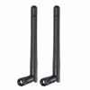 Picture of Bingfu Dual Band WiFi 2.4GHz 5GHz 5.8GHz 3dBi MIMO RP-SMA Male Antenna (2-Pack) for WiFi Router Wireless Network Card USB Adapter Security IP Camera Video Surveillance Monitor