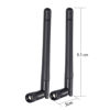 Picture of Bingfu Dual Band WiFi 2.4GHz 5GHz 5.8GHz 3dBi MIMO RP-SMA Male Antenna (2-Pack) for WiFi Router Wireless Network Card USB Adapter Security IP Camera Video Surveillance Monitor