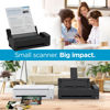 Picture of ScanSnap iX1300 Compact Wireless or USB Double-Sided Color Document, Photo & Receipt Scanner with Auto Document Feeder and Manual Feeder for Mac or PC, Black