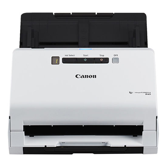 Picture of Canon imageFORMULA R40 - Office Document Scanner, Windows and Mac, Duplex Scanning, Easy Setup, Scans a Wide Variety of Documents, Scans to Cloud