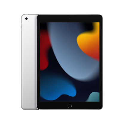 Picture of Apple iPad (9th Generation): with A13 Bionic chip, 10.2-inch Retina Display, 64GB, Wi-Fi, 12MP front/8MP Back Camera, Touch ID, All-Day Battery Life - Silver