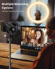 Picture of UBeesize 12'' Selfie Ring Light with 62’’ Tripod Stand for Video Recording, Live Streaming(YouTube, Instagram, TIK Tok), Compatible with Phones, Cameras and Webcams
