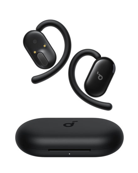 Picture of Soundcore V20i by Anker Open-Ear Headphones, Adjustable Ear Hooks, Ultra-Comfort, Snug Fit, Powerful Sound, Clear Calls, IP55, LED Lights, 36H Playtime, Bluetooth 5.4 Earbuds, Multipoint Connection