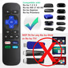 Picture of (2 Pack) Replacement Remote Control for Roku Express, for Roku Premiere, for Roku Box, for Roku Player, for Roku 1 2 3 4 -【NOT for Stick or TV】
