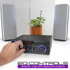 Picture of Pyle Stereo Power Amplifier 200 W Peak w/ Bluetooth Wireless, LED Display, Dual Channel Audio Stereo Receiver w/ RCA, USB, SD, MIC in, FM Radio, Perfect For Home Computer via RCA - PDA29BU.5