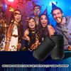 Picture of comiso Bluetooth Speaker,5.3 Bluetooth Speakers Wireless,TWS Stereo Pairing,Built in Mic,360 HDSound,IP65 Waterproof Speaker,Support TF Card, for Home/Party/Outdoor/Beach, Gift for Men/Women-Black
