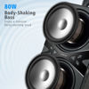 Picture of YIER Bluetooth Speakers, Wireless TWS Portable Speaker with Lights,100dB Loud Subwoofer 80w(Peak) Stereo Sound, Bassup Technology, Long Playtime for Outdoor Party