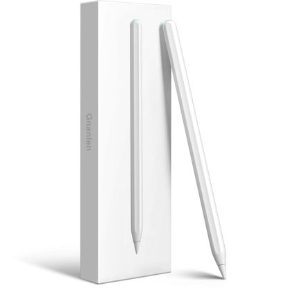 Picture of iPad Pencil 2nd Generation with Magnetic Wireless Fast Charging, Same as Apple Pencil 2nd Generation, Stylus Pen Work for iPad Pro 11 in 1/2/3/4, iPad Pro 12.9in 3/4/5/6, iPad Air 4/5, iPad Mini 6
