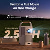 Picture of [Sound by JBL & Built-in Battery] Yaber T2 Outdoor Projector with WiFi 6 and Bluetooth, Native 1080P Smart Movie Portable Projector for Inside and Outside, Compatible with TV Dongle (Not included)