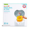Picture of Munchkin® Arm & Hammer Diaper Pail Snap, Seal & Toss™ Refill Bags, Holds up to 600 Newborn Diapers, 20 Pack