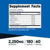 Picture of Nutricost Nitric Oxide Booster 2250mg, 180 Capsules - 750mg Per Casule, 60 Servings - Gluten Free and Non-GMO
