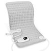 Picture of Electric Heating Pads,Heating Pads for Back,Shoulder,Hot Pad for Neck and Arms,Abdomen,Moist Heated Pad for Legs and Knee,Auto Shut Off(Light Gray, 24''×12'')
