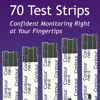 Picture of CONTOUR NEXT Blood Glucose Test Strips for Diabetes, 70 Count (Pack of 1)