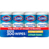 Picture of Clorox Disinfecting Wipes Value Pack, Bleach Free Cleaning Wipes, 75 Count Each, Pack of 4