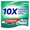 Picture of Colgate Max Fresh Whitening Toothpaste with Mini Strips, Clean Mint Toothpaste for Bad Breath, Helps Fight Cavities, Whitens Teeth, and Freshens Breath, 6.3 Ounce (Pack of 4)
