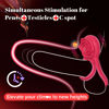 Picture of Vibrating Cock Ring with Rose Clitoral Stimulator, Pleasure Penis Ring Vibrator Couples Adult Sex Toys for Men Women, 7 Vibrations Male Couple Sex Toy