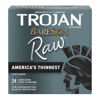 Picture of TROJAN BareSkin Raw Thin Condoms, Lubricated Condoms For Men, America’s Number One Condom Brand, 24 Count Pack