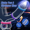 Picture of Sex Toys Silicone Penis Ring - Multi-Coloured Cockring Cock Sexual Stimulation Device with 3 Pcs Different Sizes for Erection Enhancing Long Lasting Stronger, Adult Sex Toys for Men or Couple Pleasure