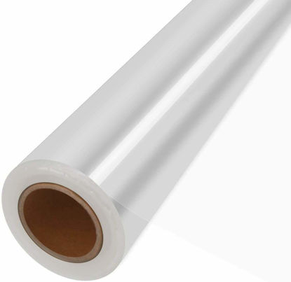 Picture of JOYIT 100 ft Clear Cellophane Wrap Roll (31.5 in x 100 ft) - 3 Mil Thicken Cellophane Roll, Clear Cellophane Bags Large, Clear Wrapping Paper for Flower Gift Baskets Wrap (31.5" fold into 16")