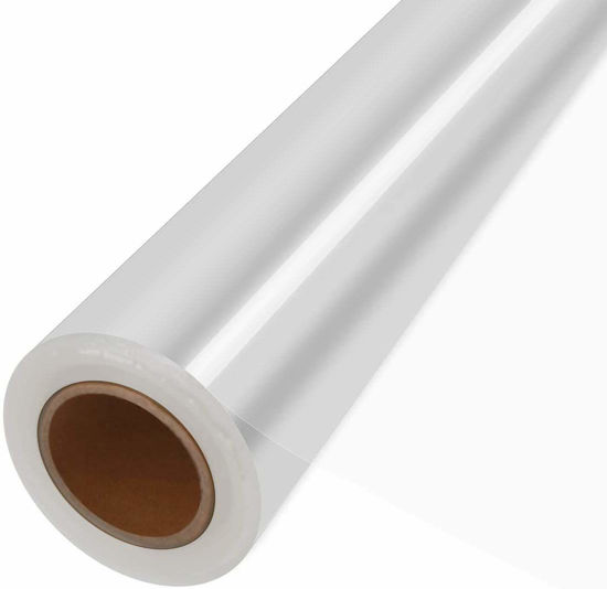 Picture of JOYIT 100 ft Clear Cellophane Wrap Roll (31.5 in x 100 ft) - 3 Mil Thicken Cellophane Roll, Clear Cellophane Bags Large, Clear Wrapping Paper for Flower Gift Baskets Wrap (31.5" fold into 16")