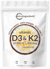 Picture of Vitamin D3 10000 iu Plus K2 (MK-7) 200 mcg, 300 Virgin Coconut Oil Softgels| 2 in 1 Vitamins D & K Complex | Supports Calcium Absorption, Bone, Immune, & Heart Health - Easy to Swallow