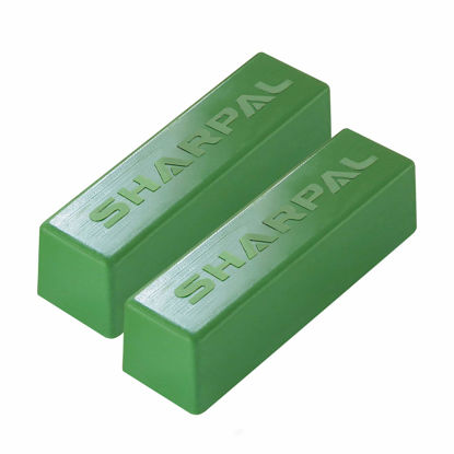 Picture of SHARPAL 208H 106g / 4 Oz. Polishing Compound Fine Green Buffing Compound, Leather Strop Sharpening Stropping Compounds (2-Pack, Total 106g / 4 Oz.)