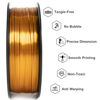 Picture of Geeetech Silk PLA Filament 1.75mm for 3D Printer , Metal-Like Shiny Consumable 1kg (2.2lbs) 1 Spool, Dimensional Accuracy +/- 0.03 mm, Silk Gold