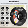 Picture of Comgrow PETG 3D Printer Filament 1.75mm, High Precision and Tough 3D Printer Filament (2LBS), Dimensional Accuracy +/- 0.02 mm, Fit Most 3D Printers Black