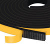 Picture of Trisiki Weather Stripping Door Seal Strip, Strong Adhesive, Lightproof, Noise-Reduction, Weatherproof Foam Tape Insulation for Sliding Door, Front Door Frame, Windows (1/2 in x 1/4 in x 26Ft)
