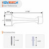 Picture of KOVOSCH 2 Pack Solid Rigid Door Stops - Heavy Duty Door Stoppers Wall Protector with Soft Rubber Tips, Satin Nickel