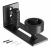 Picture of SMARTSTANDARD Sliding Barn Door Floor Guide for Bottom Adjustable Roller - 8 Setup Options for DIYers - Flush Design Bottom Flat Barn Door Floor Guide Stay Roller (Black) 1PCS