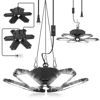 Picture of SEOBIOG 2 Pack Plug in Garage Light, Upgraded 200W 20000LM Linkable LED Shop Light, 6500K Ceiling Lights w/ 6 Deformable Panels for Garage, Warehouse, Barn, Basement (Built-in ON/Off Switch)